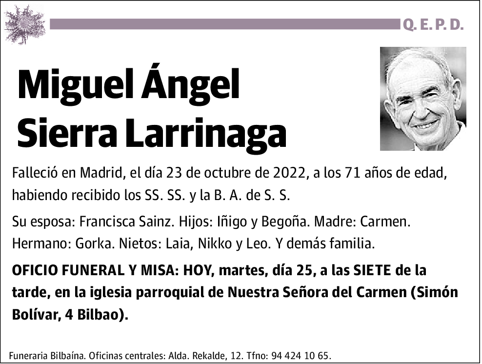 Miguel Ángel Sierra Larrinaga