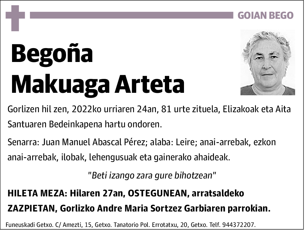 Begoña Makuaga Arteta