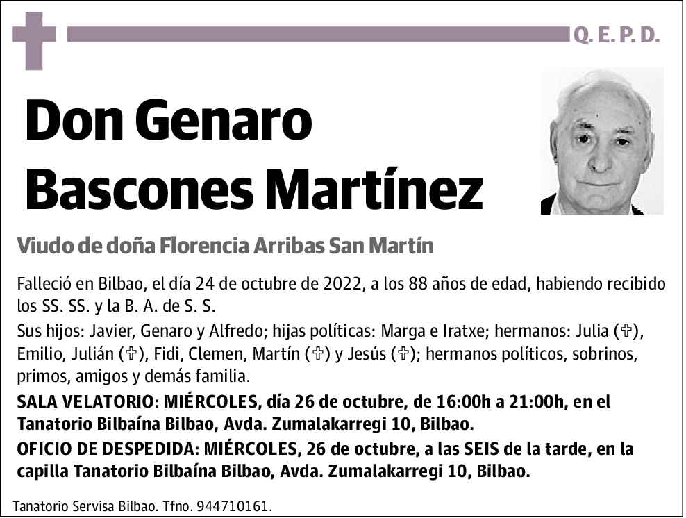 Genaro Bascones Martínez