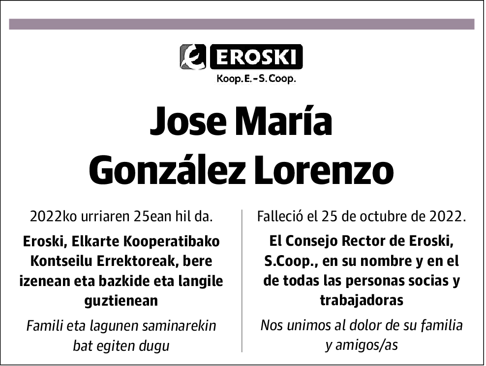 Jose María González Lorenzo