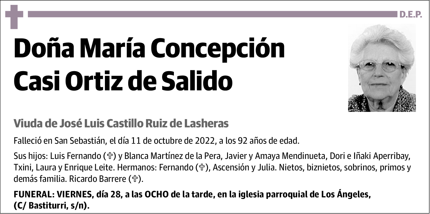 María Concepcion Casi Ortiz de Salido