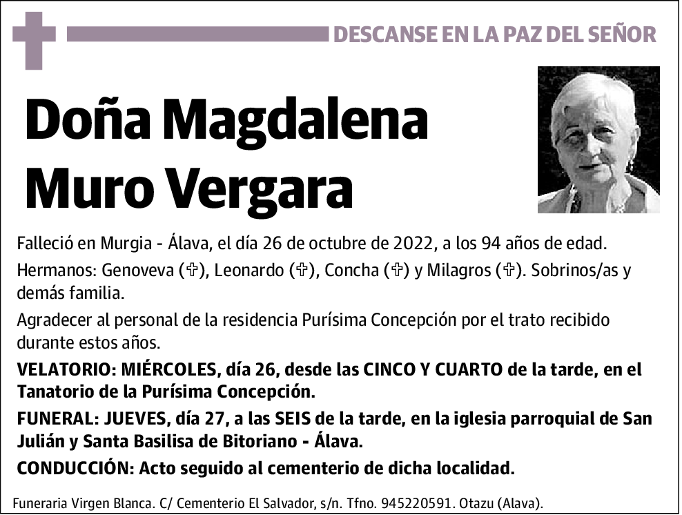 Magdalena Muro Vergara