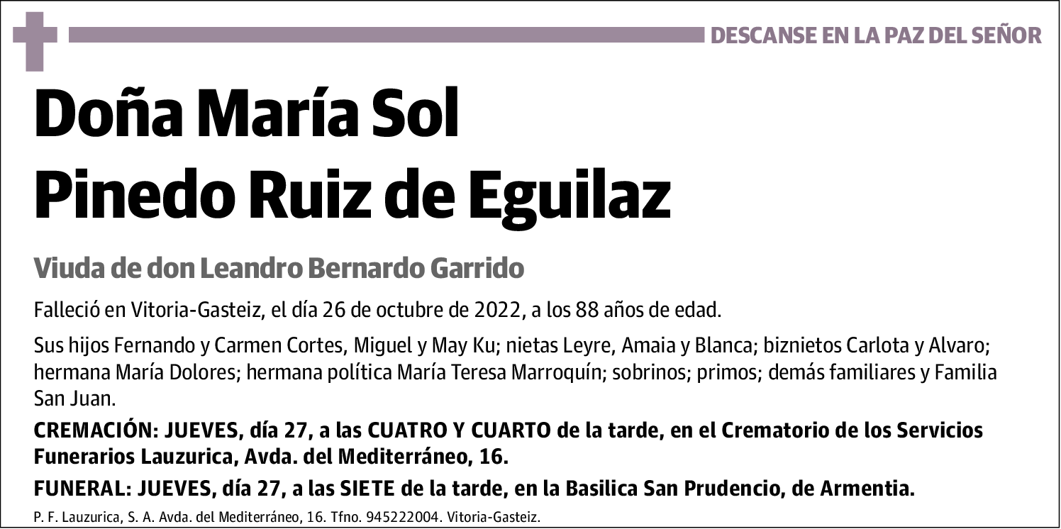 María Sol Pinedo Ruiz de Eguilaz