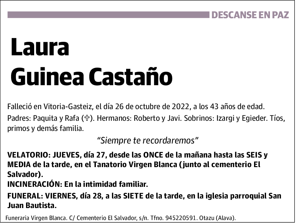 Laura Guinea Castaño