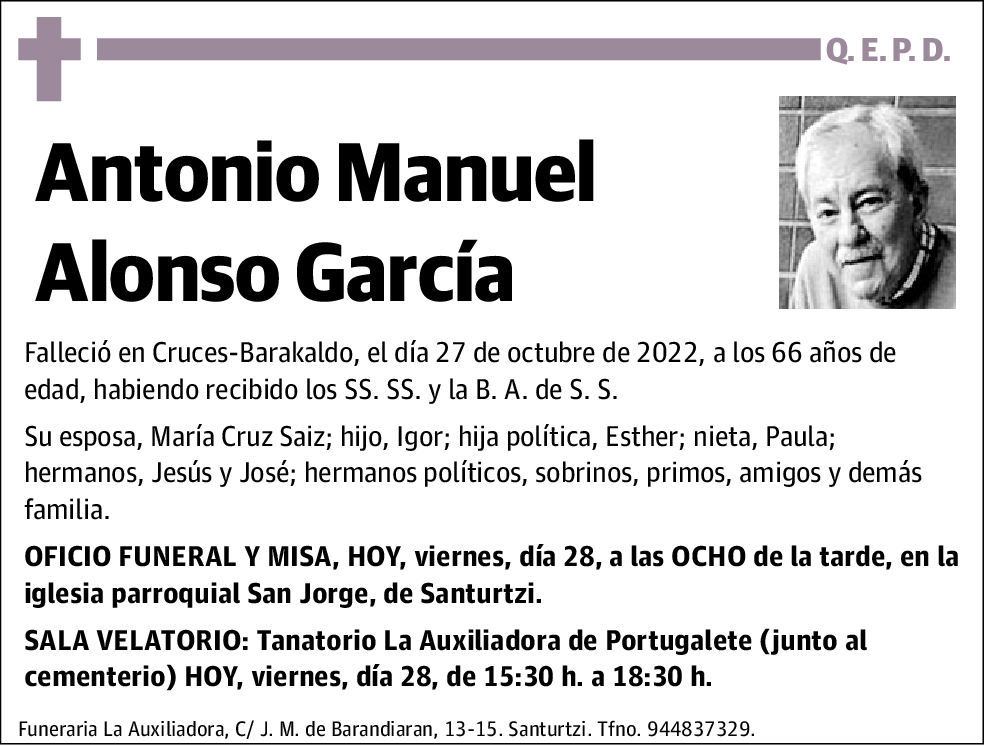 Antonio Manuel Alonso García