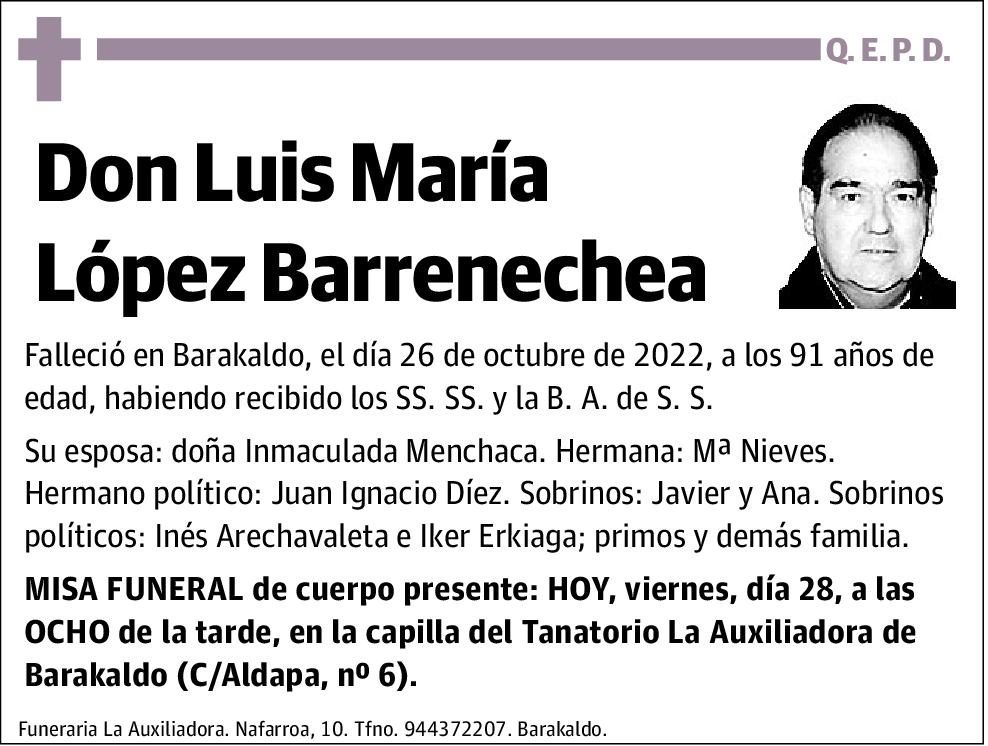 Luis María López Barrenechea