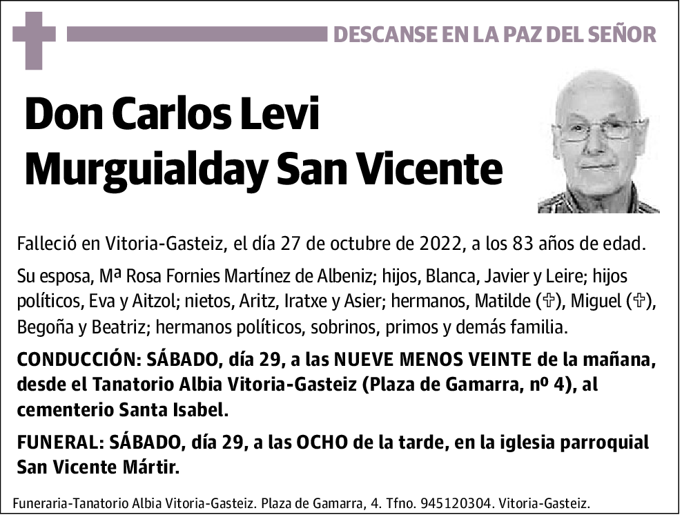 Carlos Levi Murguialday San Vicente