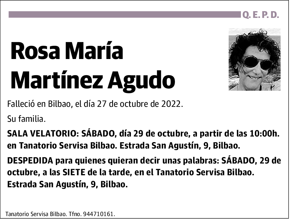 Rosa María Martínez Agudo