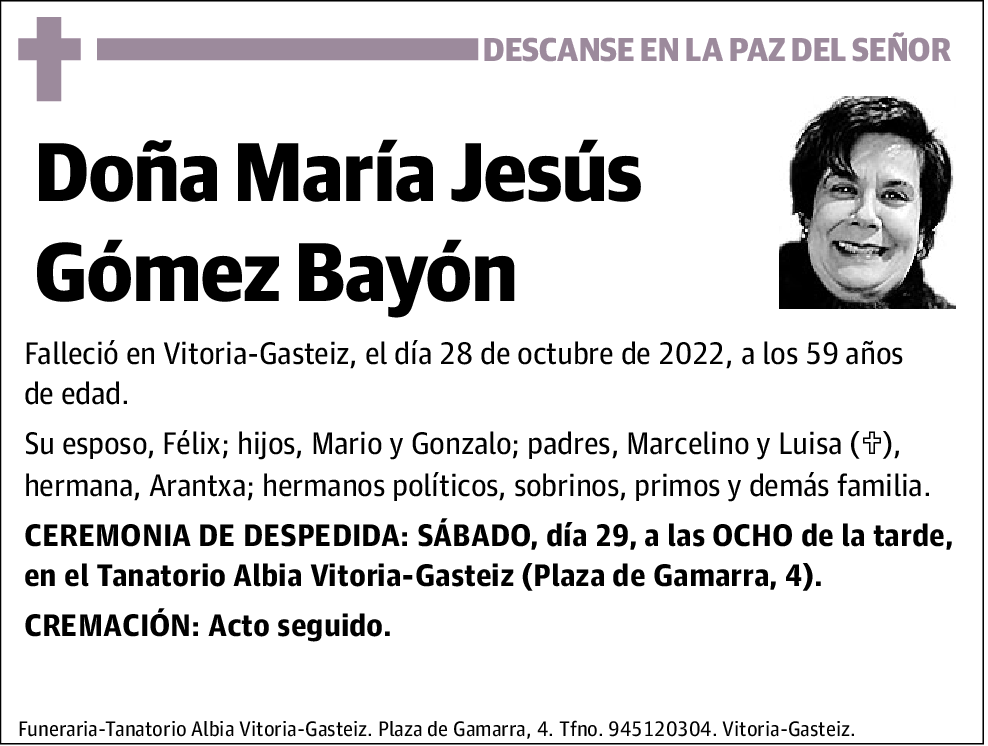 María Jesús Gómez Bayón