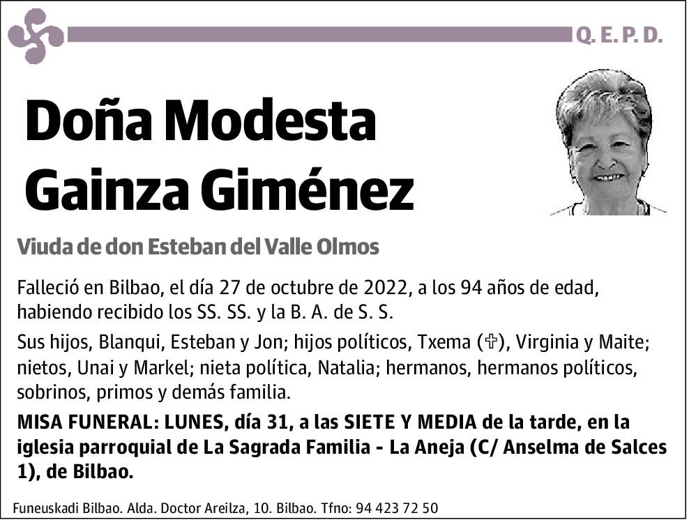 Modesta Gainza Giménez