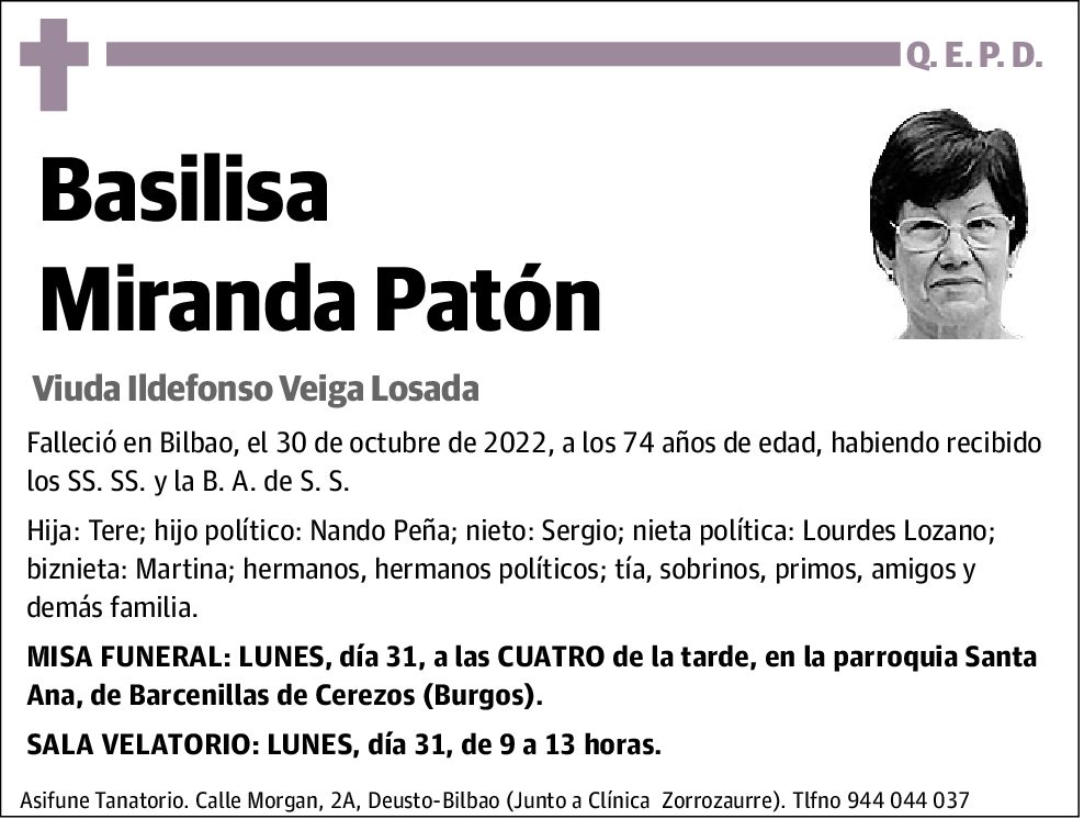 Basilia Miranda Patón