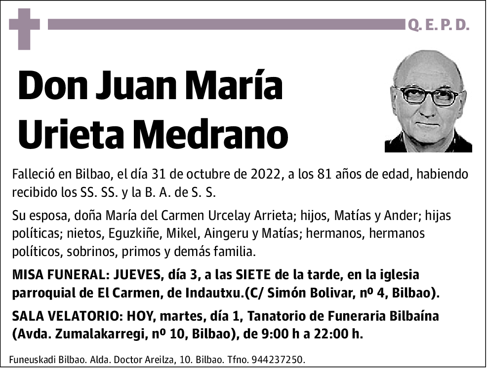 Juan María Urieta Medrano