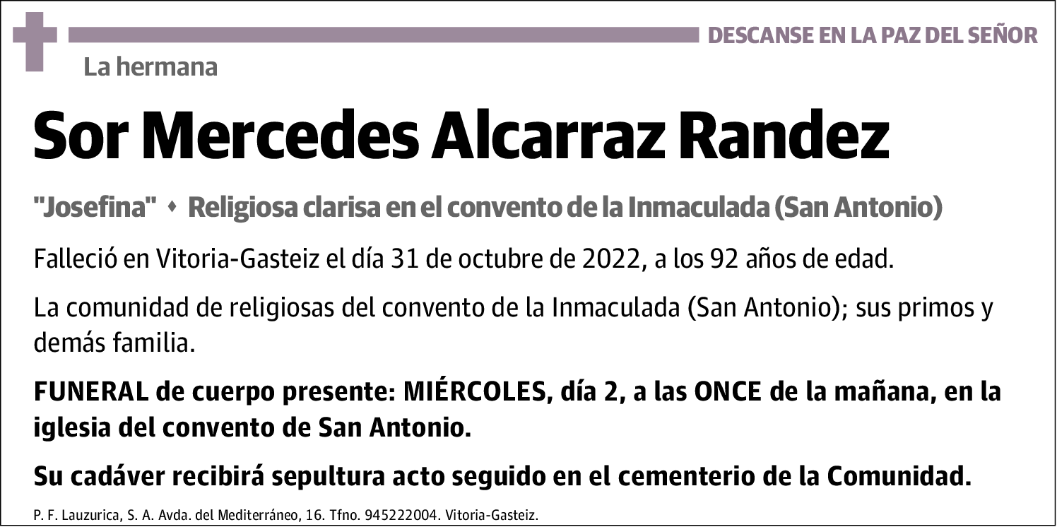 Mercedes Alcarraz Randez