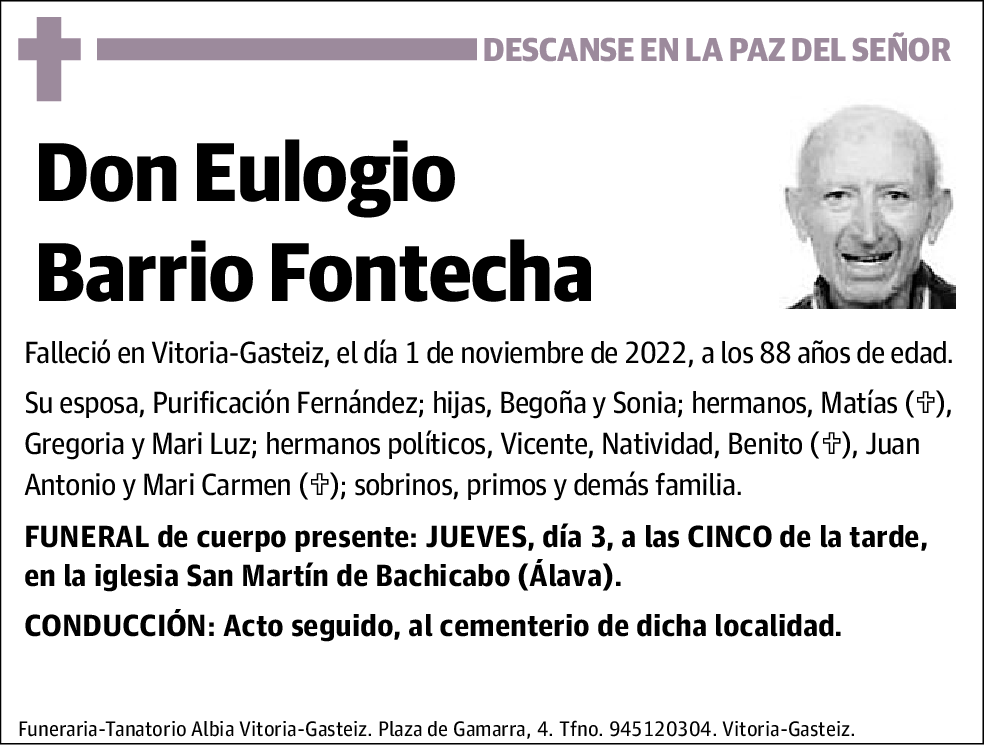 Eulogio Barrio Fontecha