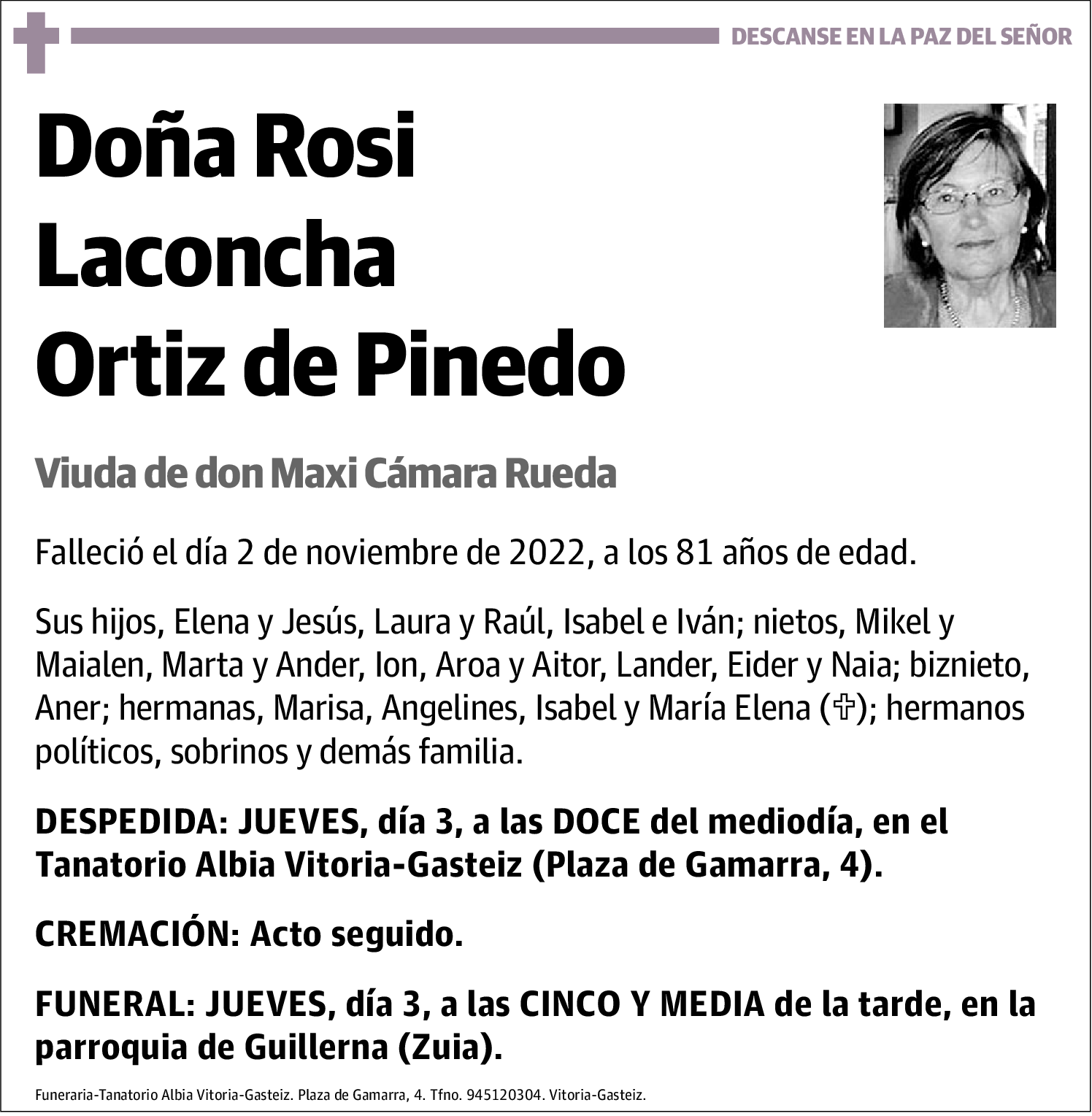 Rosi Laconcha Ortiz de Pinedo