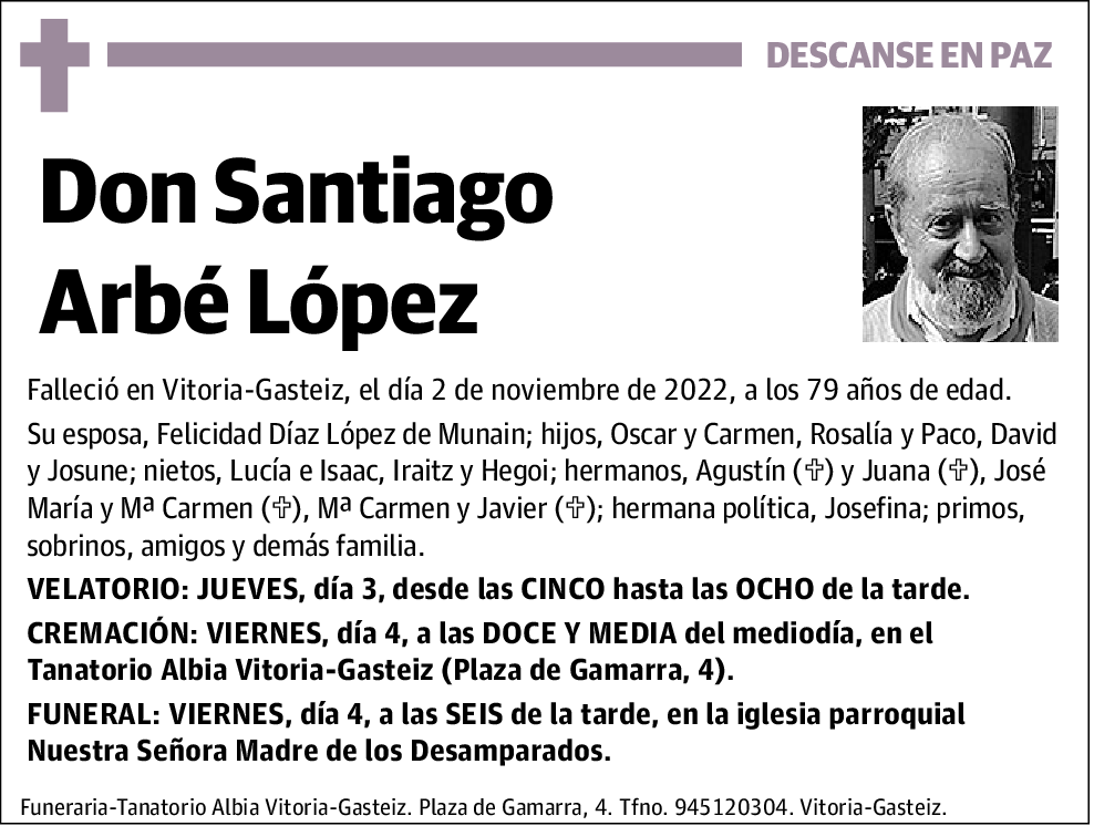 Santiago Arbé López