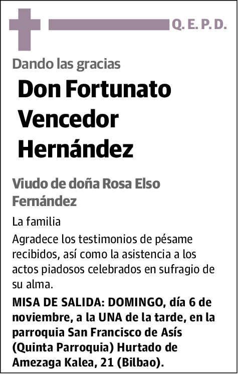 Fortunato Vencedor Hernández