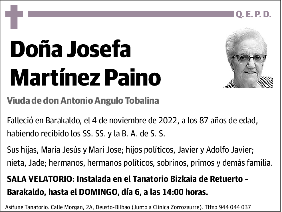 Josefa Martínez Paino