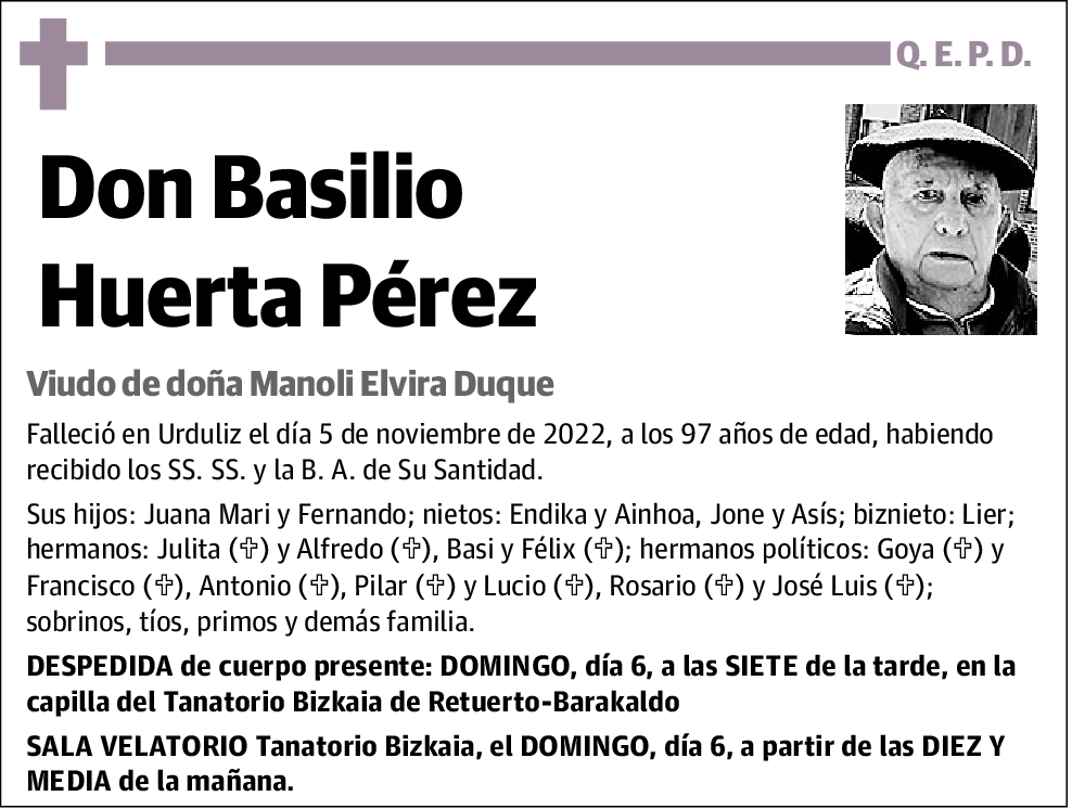 Basilio Huerta Pérez