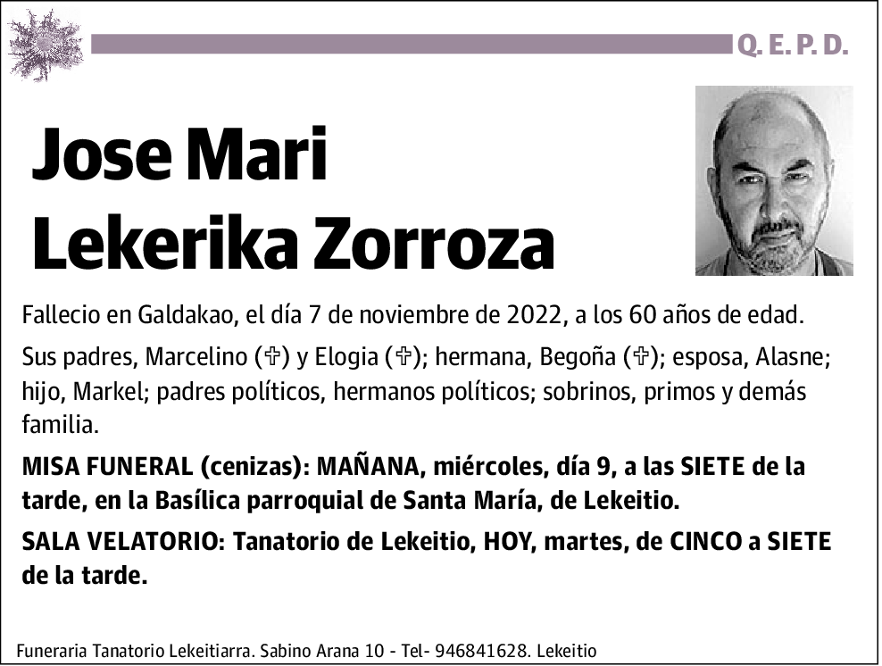 Jose Mari Lekerika Zorroza