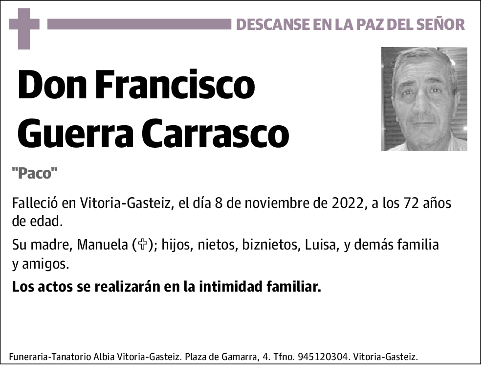 Francisco Guerra Carrasco