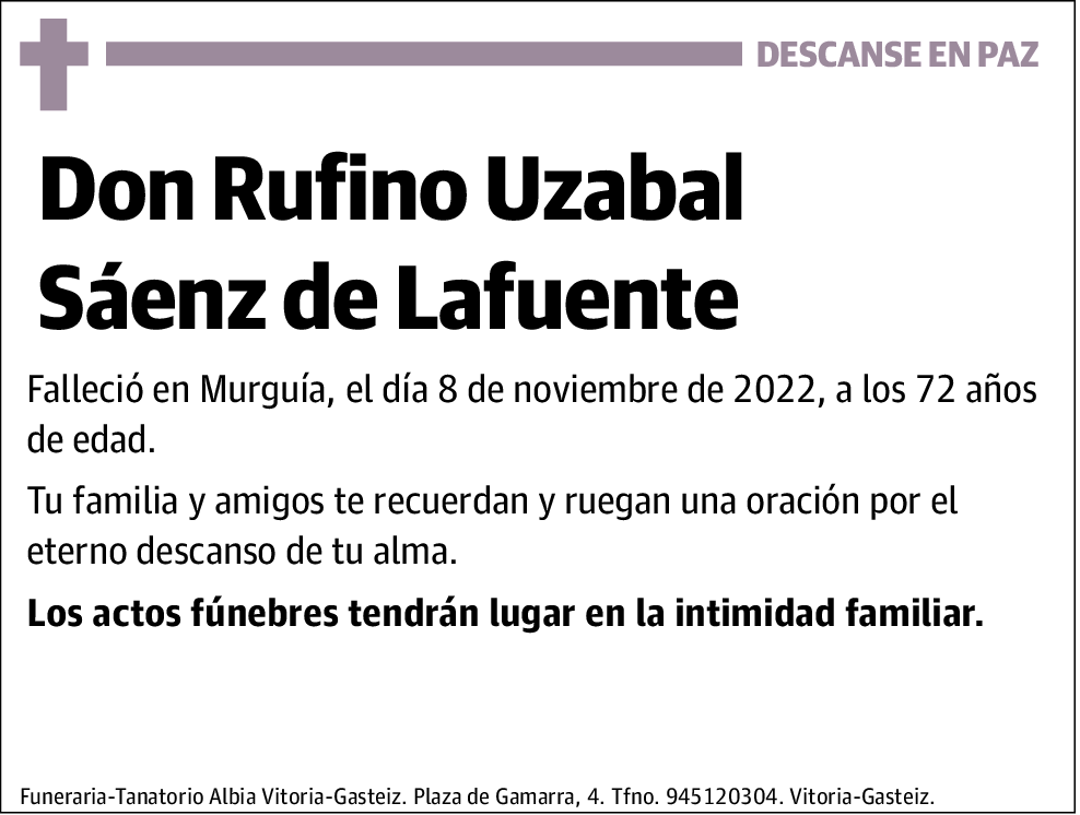 Rufino Uzabal Sáez de Lafuente