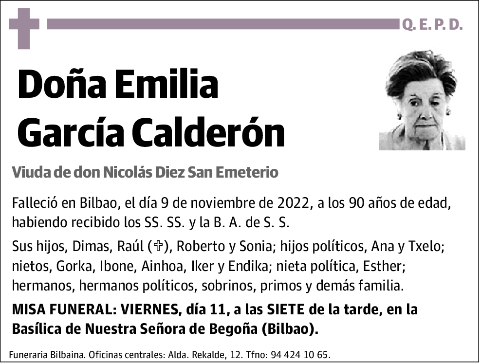 Emilia García Calderón