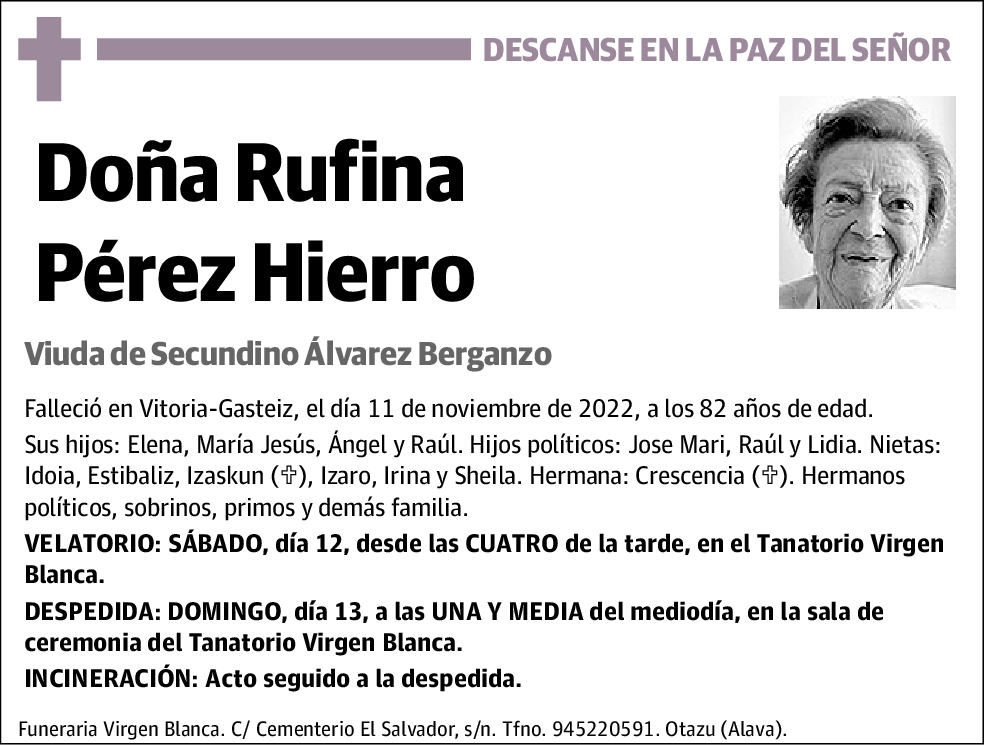 Rufina Pérez Hierro