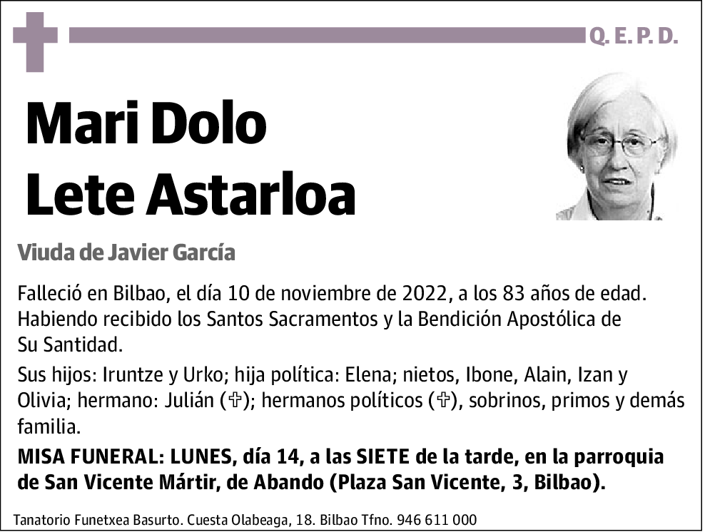 Mari Dolo Lete Astarloa