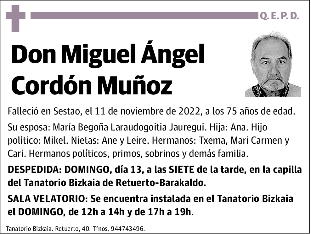 Miguel Ángel Cordón Muñoz