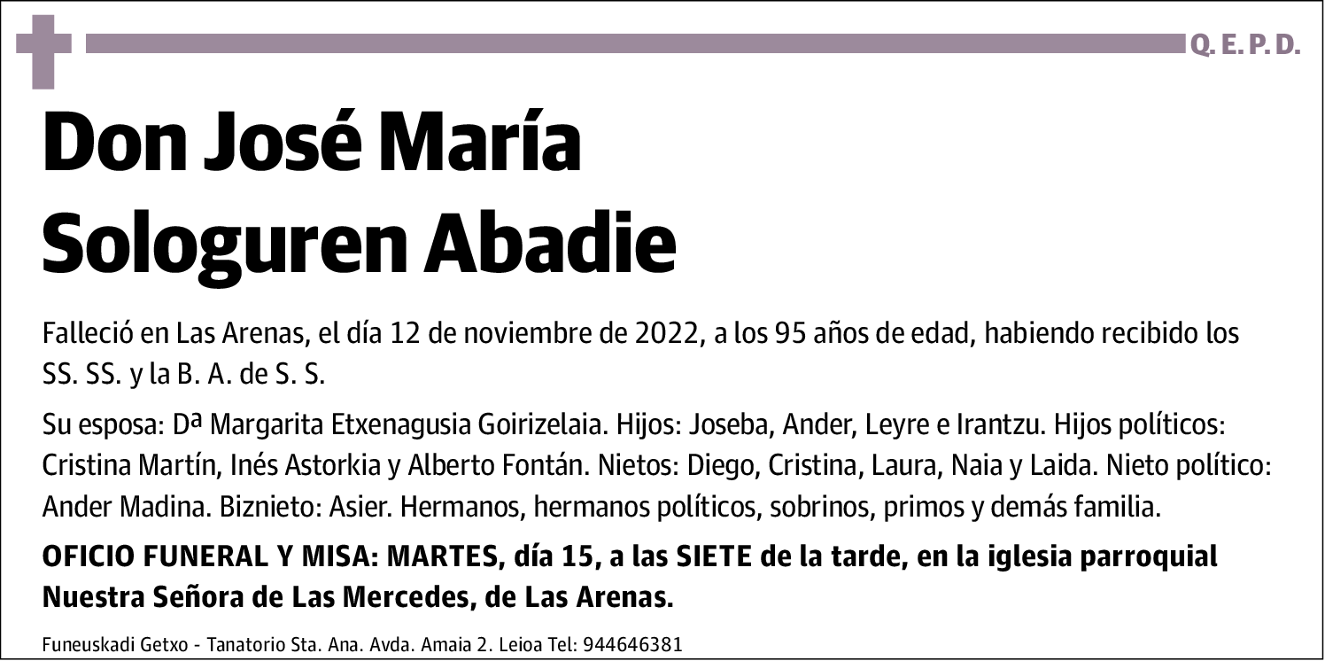 José María Sologuren Abadie