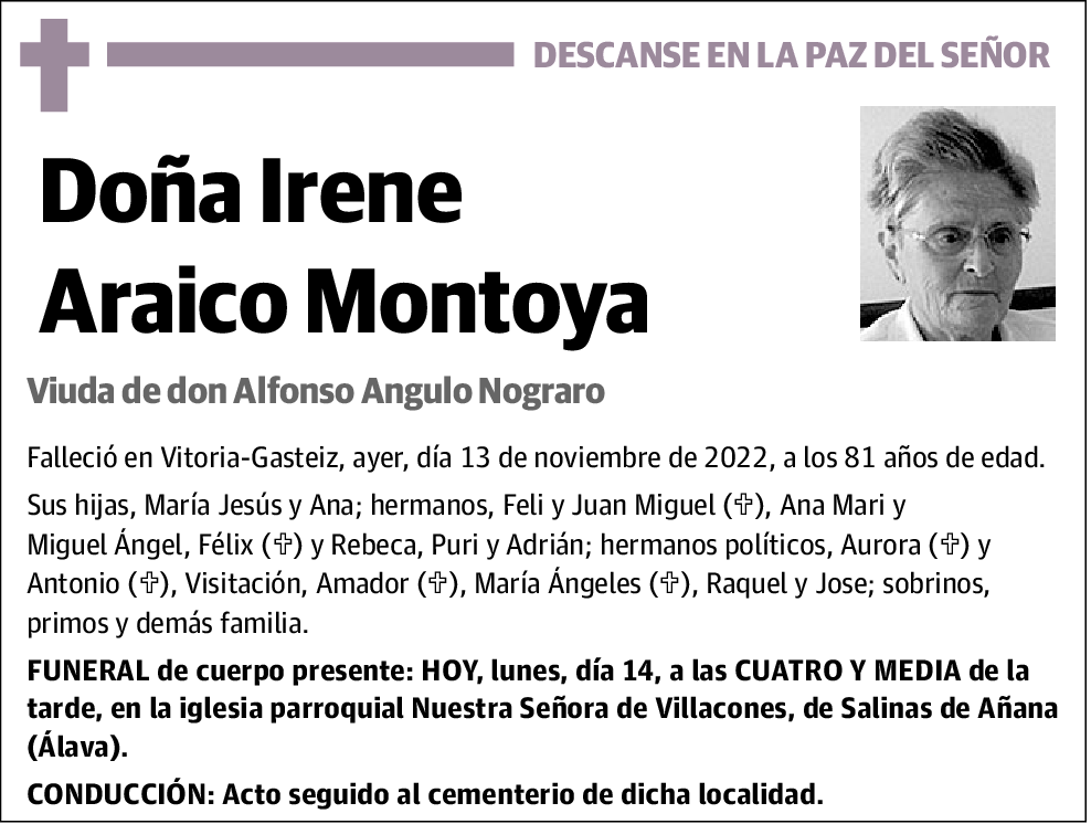 Irene Araico Montoya