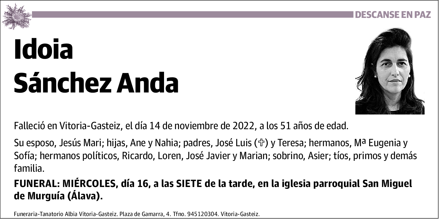Idoia Sánchez Anda