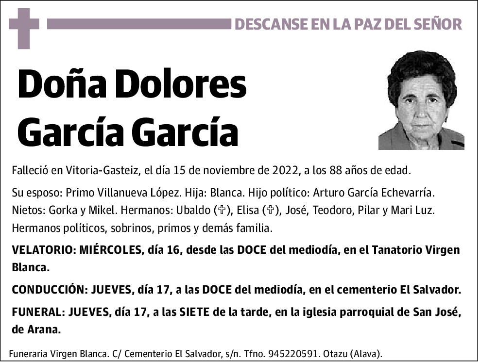 Dolores García García