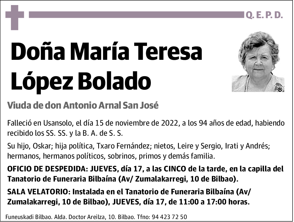 María Teresa López Bolado