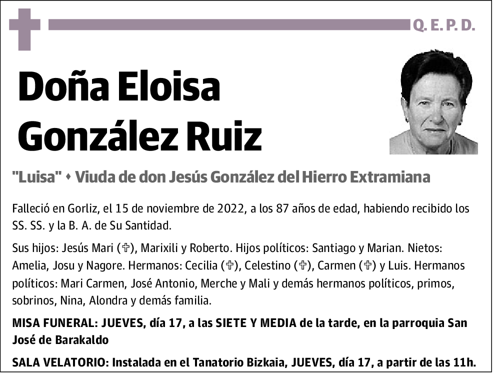 Eloisa Gonzalez Ruiz