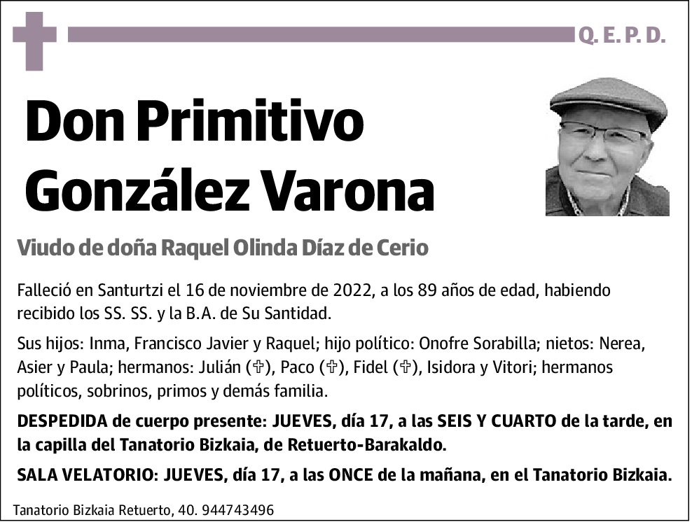 Primitivo González Varona