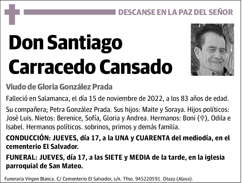 Santiago Carracedo Cansado