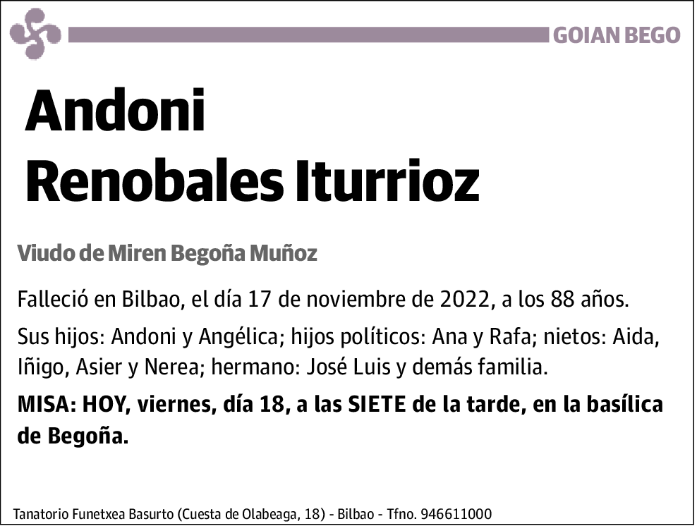 Andoni Renobales Iturrioz