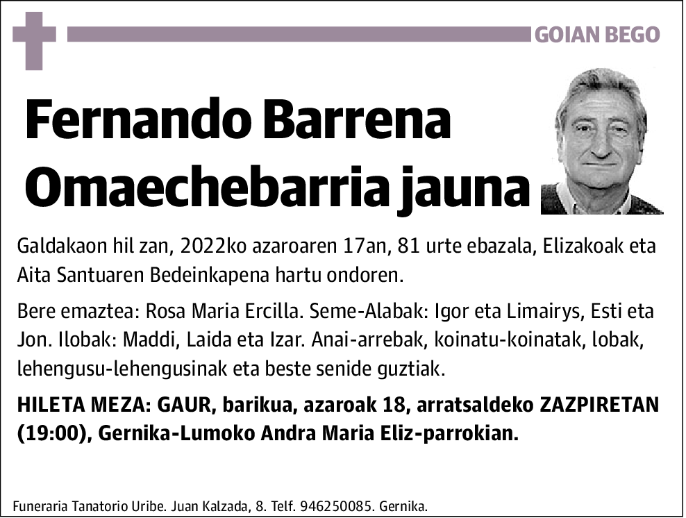 Fernando Barrena Omaechebarria