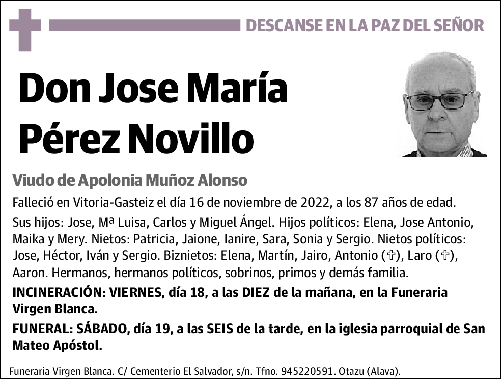 Jose María Pérez Novillo