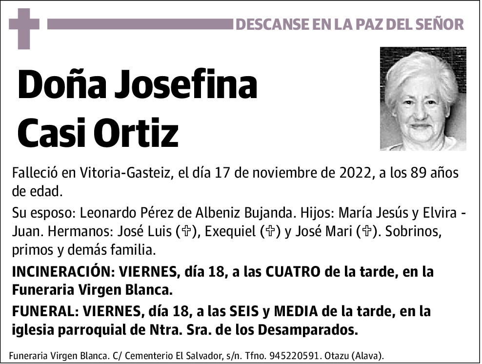Josefina Casi Ortiz