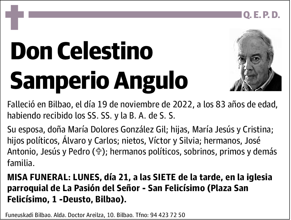 Celestino Samperio Angulo