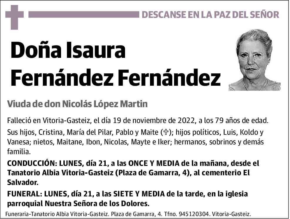 Isaura Fernández Fernández