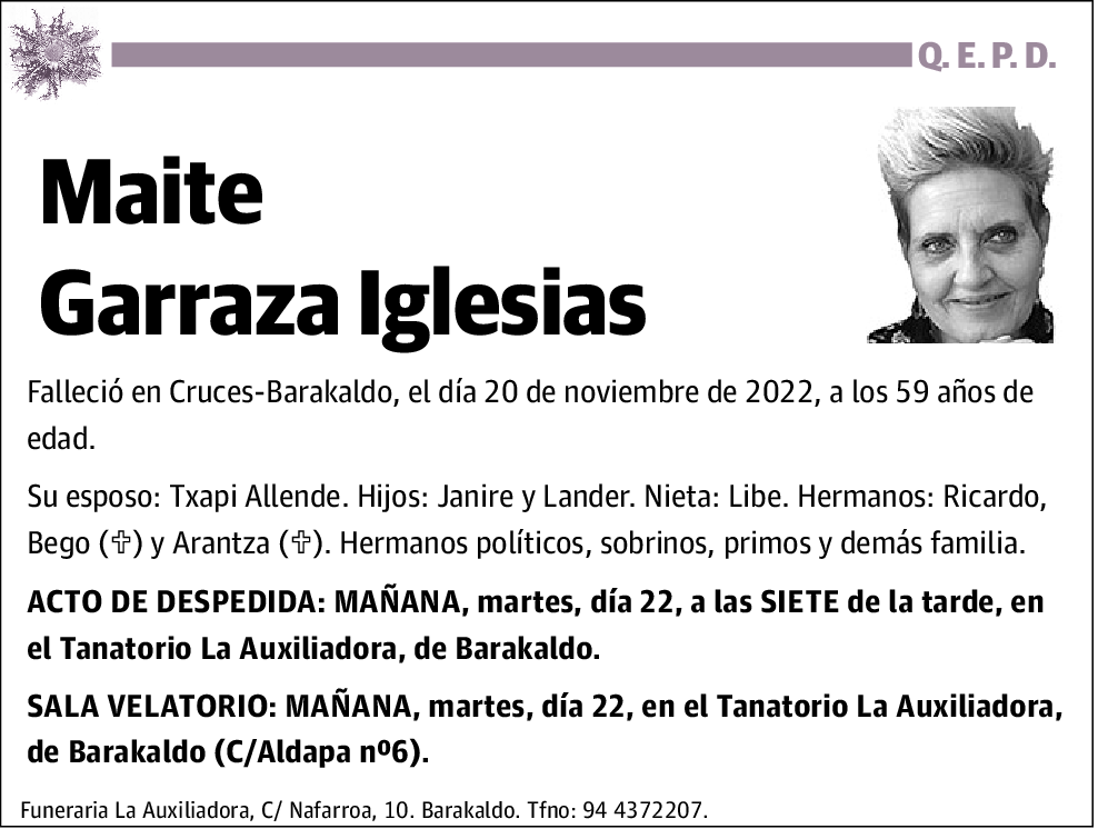 Maite Garraza Iglesias