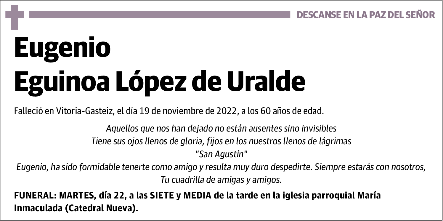 Eugenio Eguinoa Lopez de Uralde