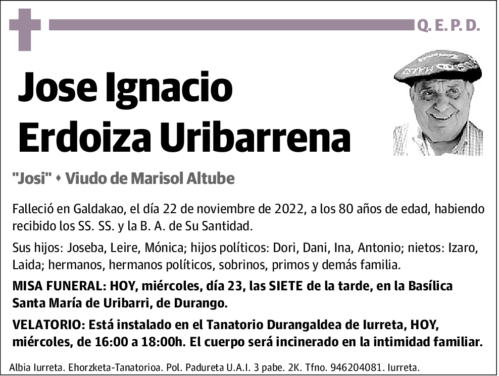 Jose Ignacio Erdoiza Uribarrena