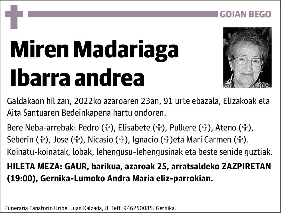 Miren Madariaga Ibarra