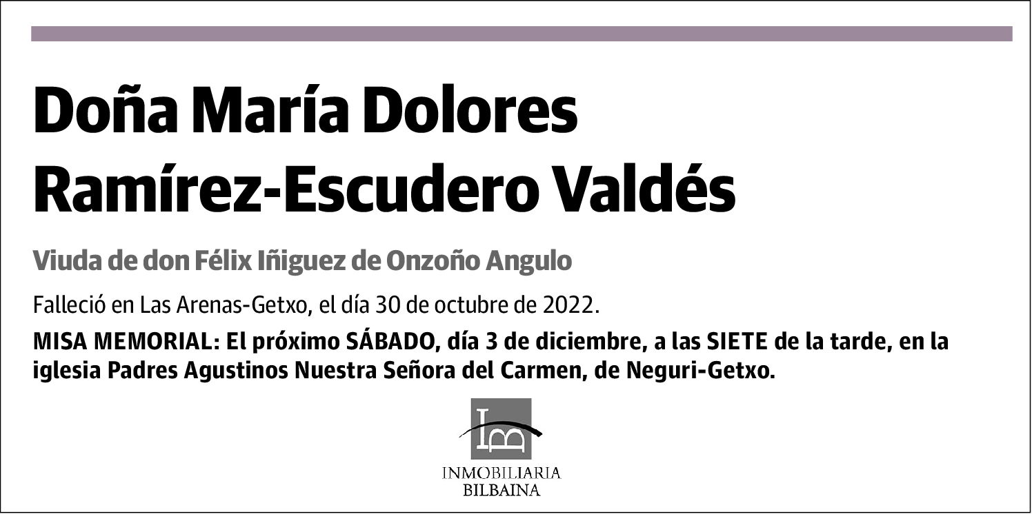 María Dolores Ramírez-Escudero Valdés