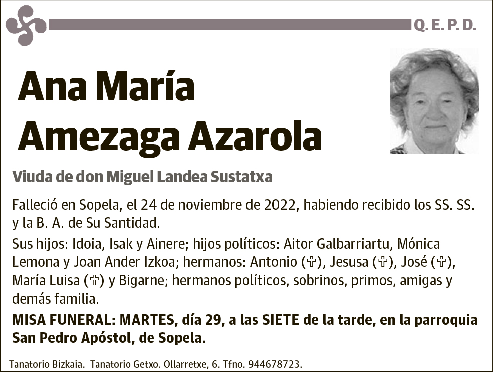 Ana María Amezaga Azarola